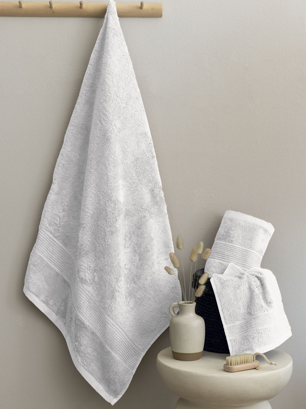 Πετσέτα Λουτρού Towels Collection 80x160 VINS WHITE