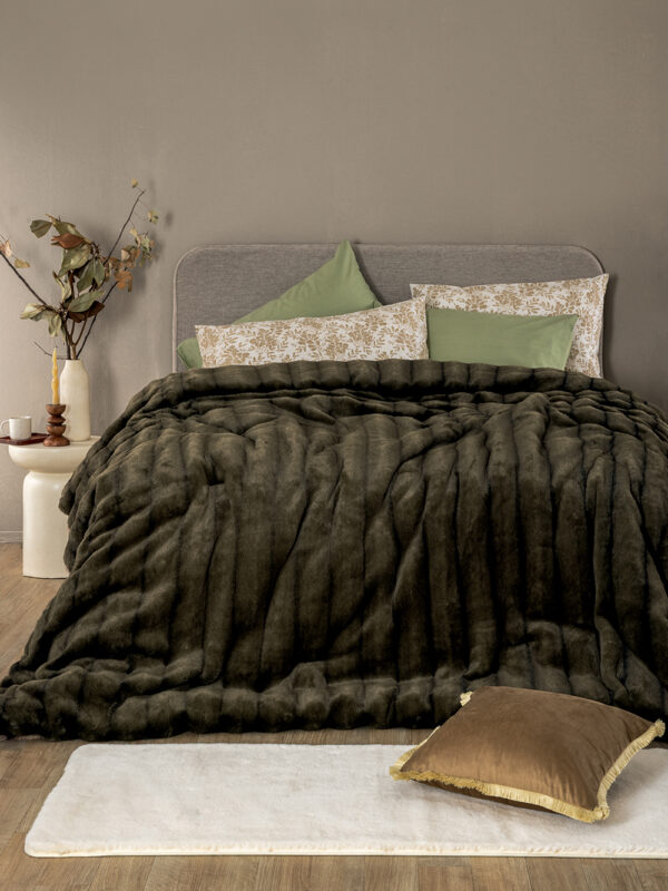 Κουβερτοπάπλωμα Υπέρδιπλο 230x250 CATE GREEN