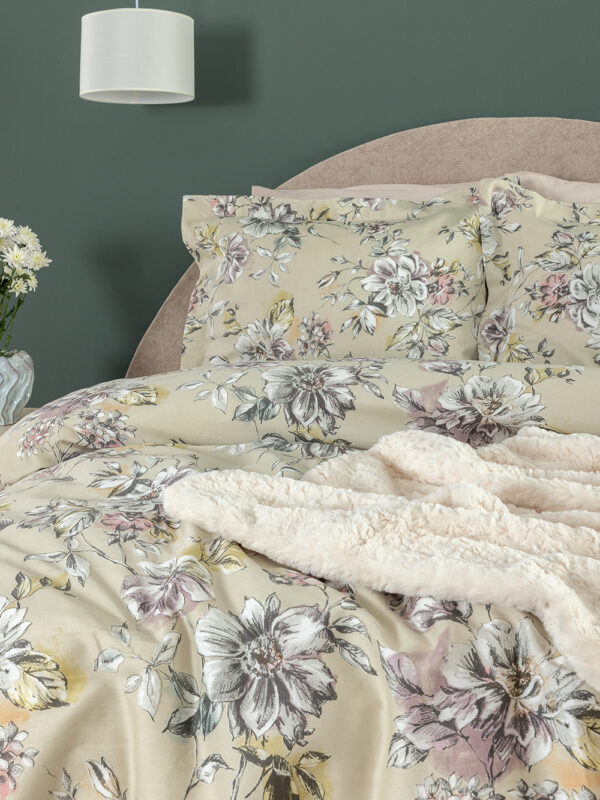 Σετ Παπλωματοθήκη Μονή Ivy 170x250 IS813