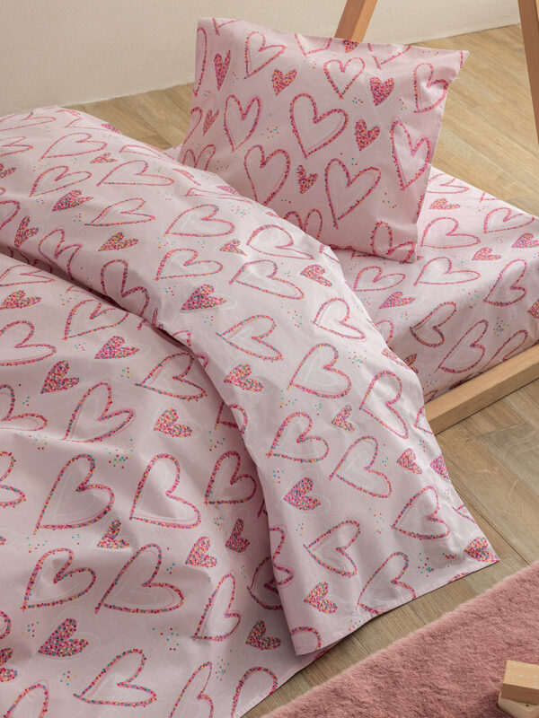 Σετ Μονά Σεντόνια My Kingdom 170x260 MK773 Με Λάστιχο