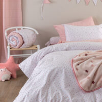 Πάπλωμα Κούνιας Bon Bon 110x150 BB101 ROSE