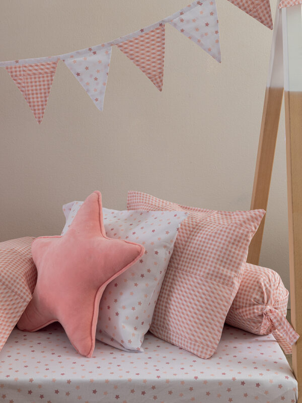 Σεντόνι Κούνιας 70x140+20 BB101 ROSE Με Λάστιχο