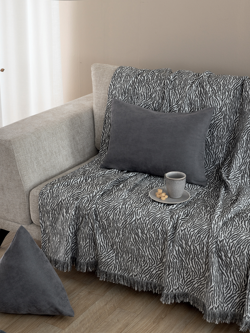 Ριχτάρι Τετραθέσιου Καναπέ GREVI GREY Ριχτάρι Τετραθέσιου Καναπέ GREVI GREY