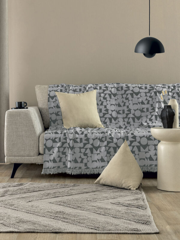 Ριχτάρι Τετραθέσιου Καναπέ MIKA GREY