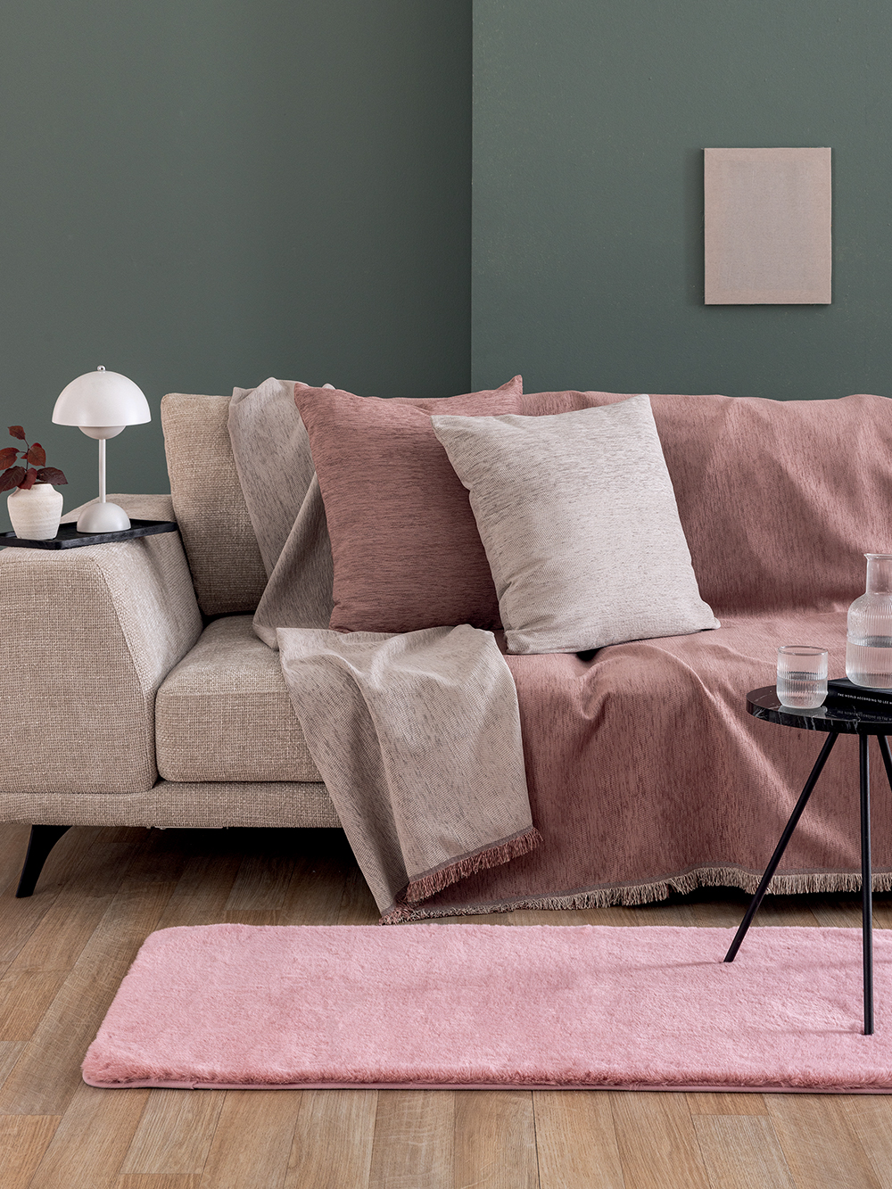 Ριχτάρι Πολυθρόνας PARVA PINK Ριχτάρι Πολυθρόνας PARVA PINK