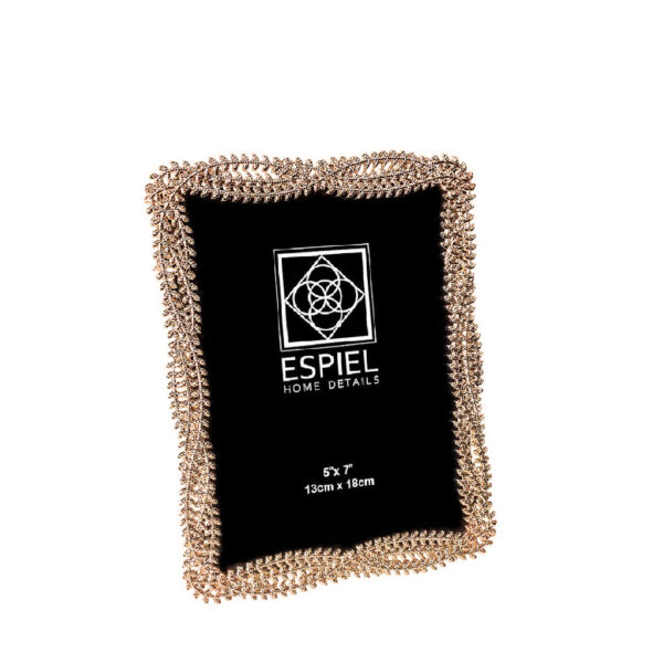 ΚΟΡΝΙΖΑ ΜΕΤΑΛΛΙΚΗ ΧΡΥΣΗ 13X18ΕΚ