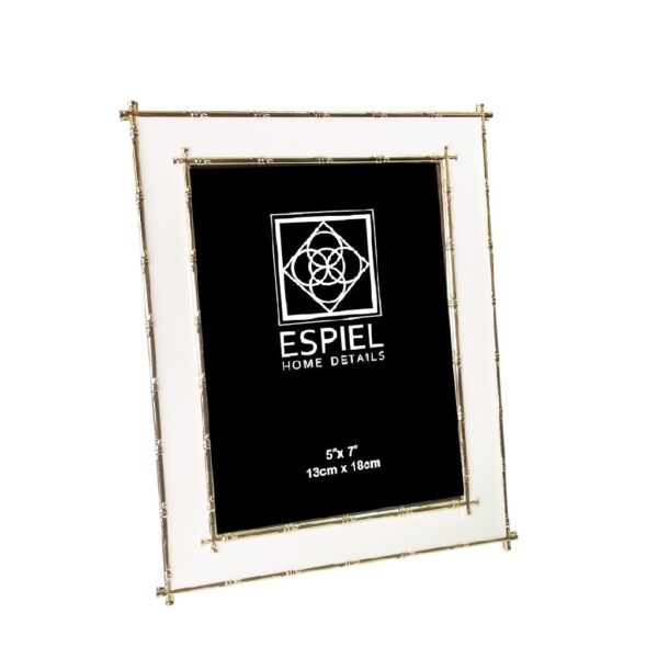 ΚΟΡΝΙΖΑ ΜΕΤΑΛΛΙΚΗ ΧΡΥΣΟ ΛΕΥΚΟ 13X18ΕΚ