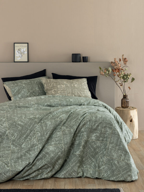 Σετ Σεντόνια Υπέρδιπλα Flannel Beauty 240x265 FB0241 Χωρίς Λάστιχο