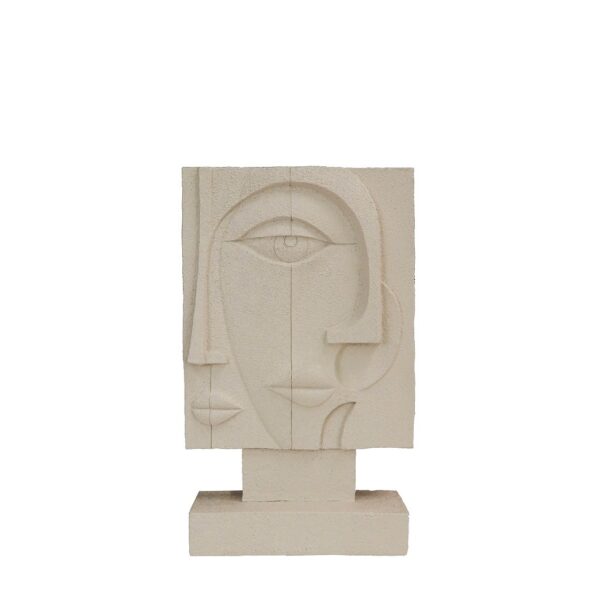 ΦΙΓΟΥΡΑ ΓΕΩΜΕΤΡΙΚΗ CUBISM ΛΕΥΚΗ 16,4Χ7,3Χ26,9ΕΚ