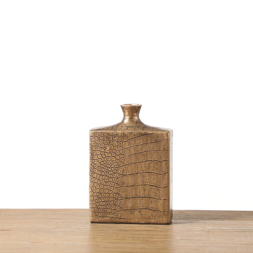 ΒΑΖΟ ΑΝΑΓΛ. ΧΡΥΣΟ "ΚΡΟΚΟ" ΠΟΛΥΡΕΖ. 13X4,5X19ΕΚ