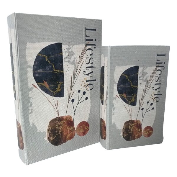 ΚΟΥΤΙ ΞΥΛΙΝΟ ΣΕΤ2 30X20X6,5-24X15X4.5CM