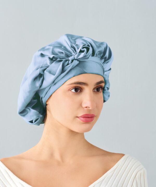 SILK TURBAN 19 ΣΚΟΥΦΟΣ ΜΑΛΛΙΩΝ 100% PURE SILK 16mm