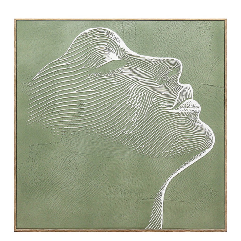 ΠΙΝΑΚΑΣ ΣΕ ΚΑΜΒΑ ΠΡΑΣΙΝΟΣ PVC/MDF 60X60X3ΕΚ