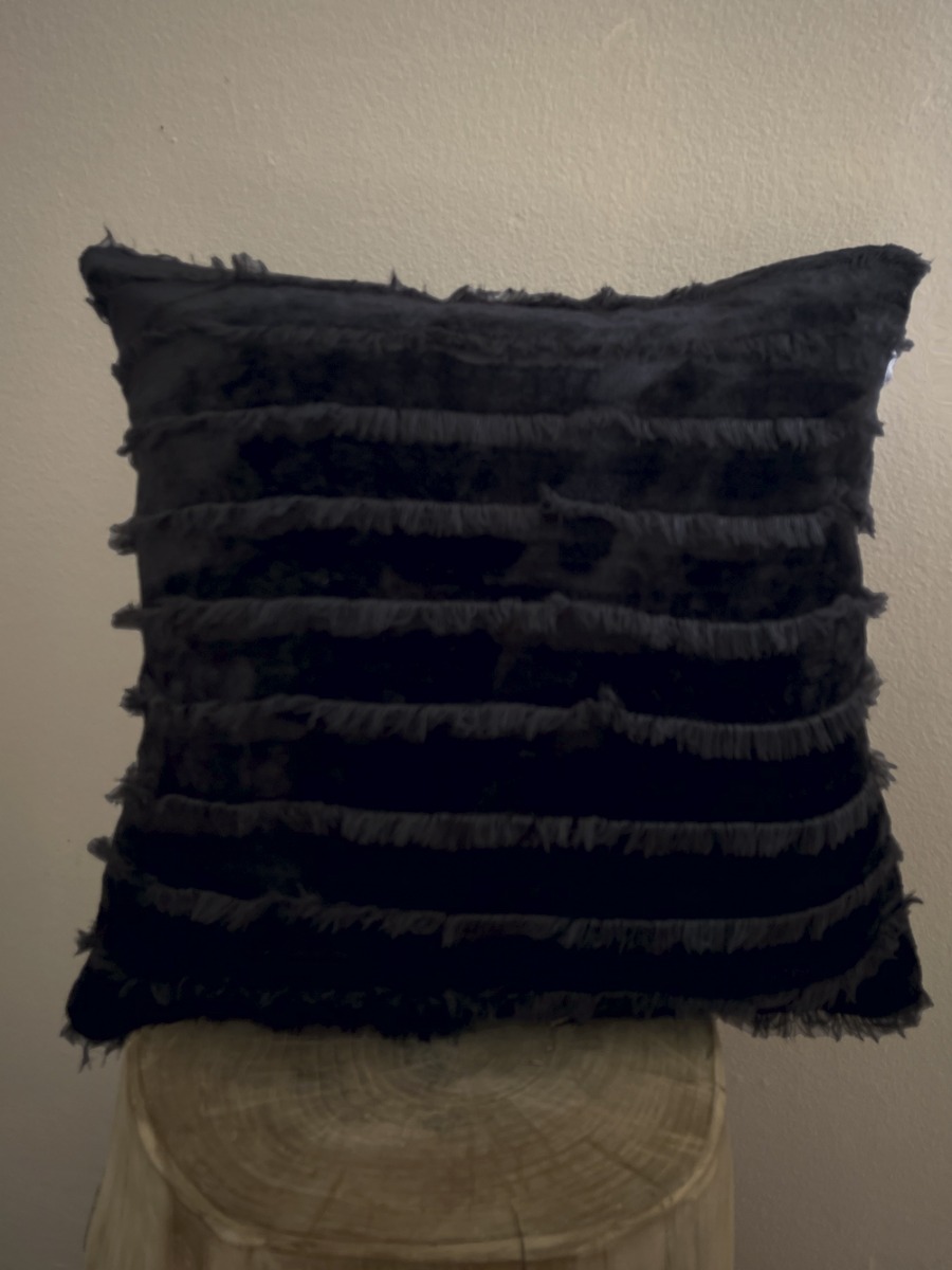 Διακοσμητικη Μαξιλαροθηκη 50x50 GWEN BLACK