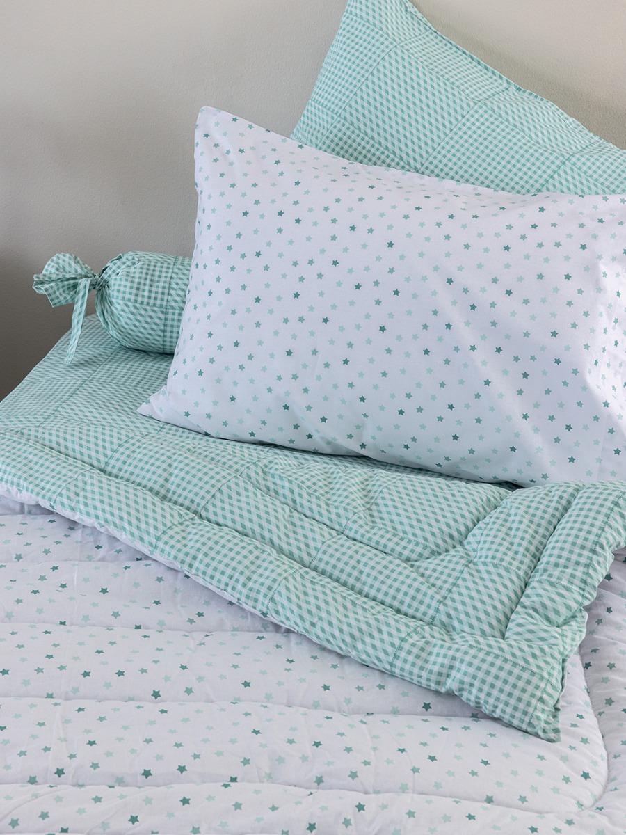 Πάπλωμα Κούνιας Bon Bon 110x150 BB100-BB101 AQUA