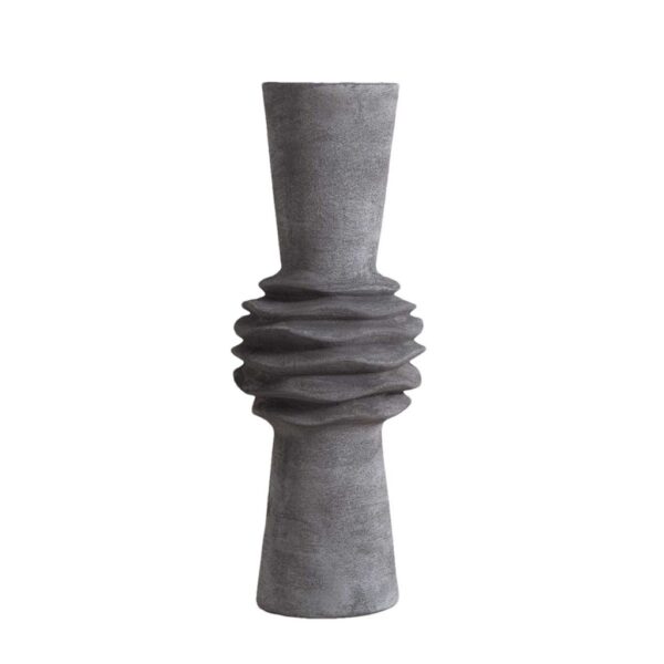 ΒΑΖΟ ΚΕΡΑΜ. ΓΚΡΙ 18X18X47,5ΕΚ