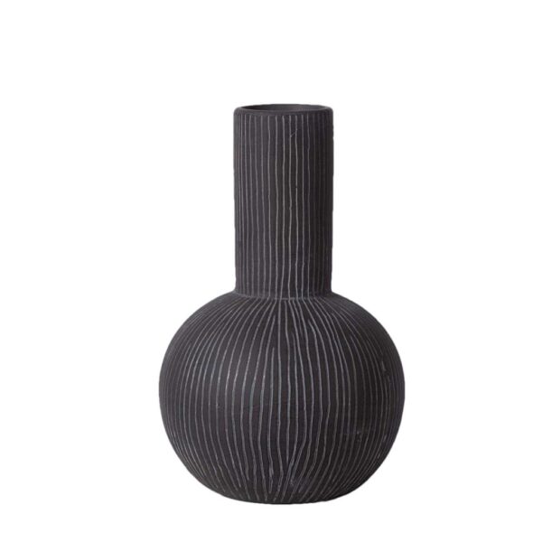 ΒΑΖΟ ΚΕΡΑΜ. ΣΦΑΙΡΙΚΟ ΜΑΥΡΟ 20,4X20,4X32,1ΕΚ