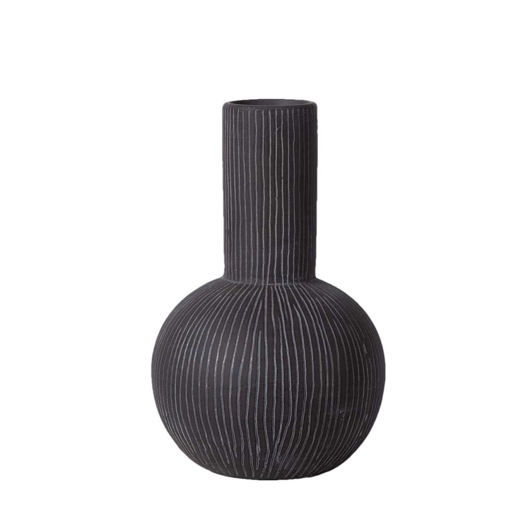 ΒΑΖΟ ΚΕΡΑΜ. ΣΦΑΙΡΙΚΟ ΜΑΥΡΟ 20,4X20,4X32,1ΕΚ