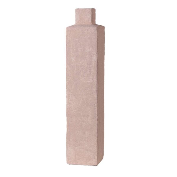 ΒΑΖΟ ΚΕΡΑΜ. ΤΕΤΡΑΓΩΝΟ ΡΟΖ 13X13X60ΕΚ