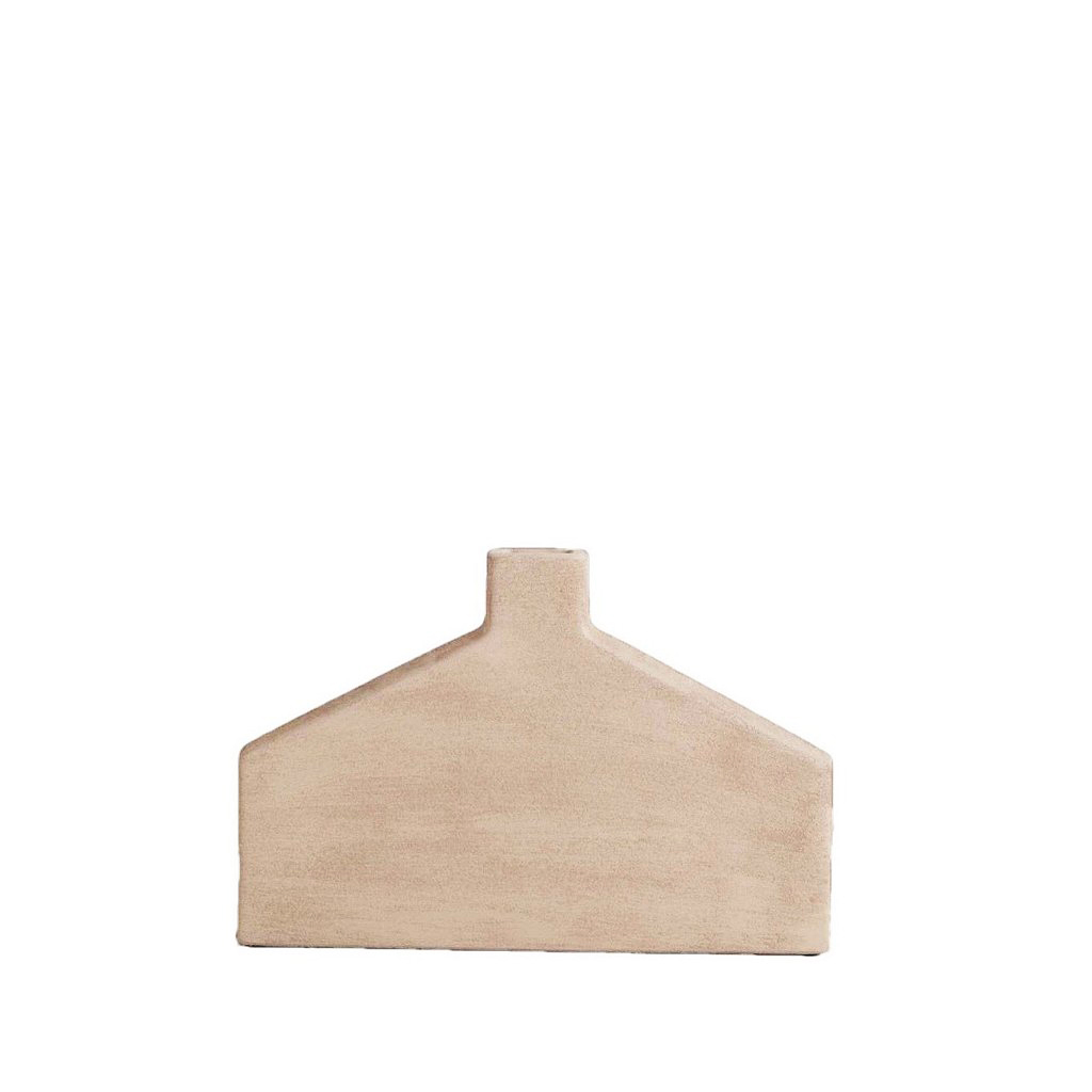 ΒΑΖΟ ΚΕΡΑΜ. ΠΛΑΚΕ ΜΠΕΖ-GOLD PATINA 34X7X23ΕΚ