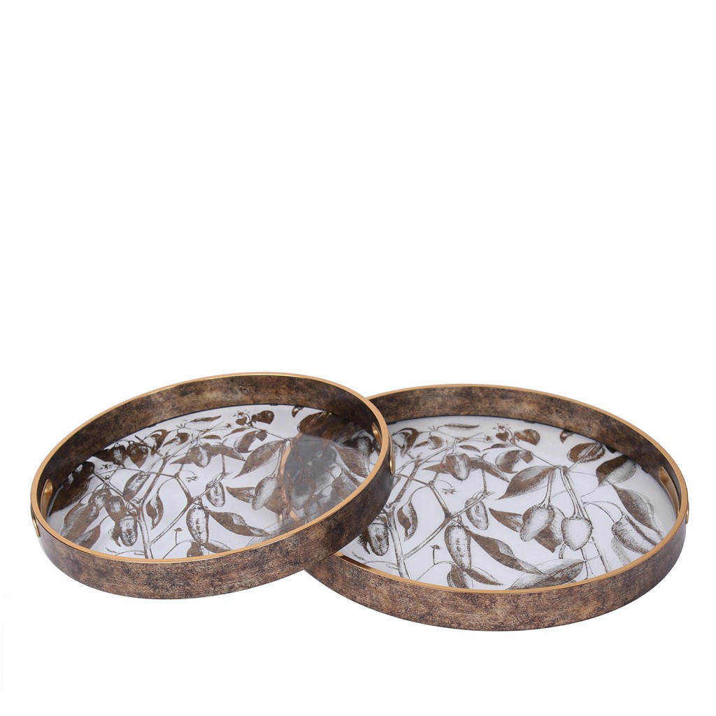 ΔΙΣΚΟΣ ΓΥΑΛ./ΠΛΑΣΤ. ΣΤΡΟΓΓΥΛΟΣ ΣΕΤ 2 39,5X39,5X4-34X34X4CM