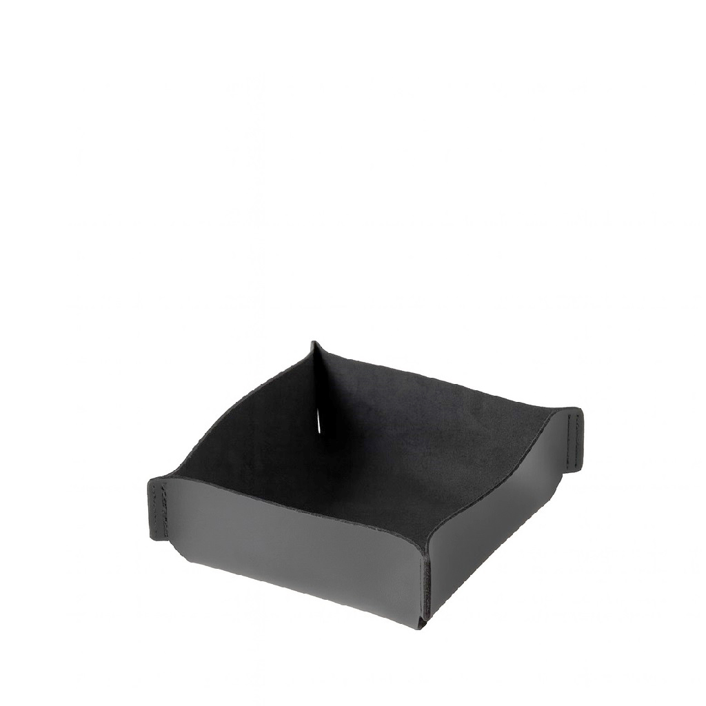 ΚΑΛΑΘΙ ΤΕΤΡΑΓΩΝΟ ΣΚΟΥΡΟ ΓΚΡΙ ΔΕΡΜΑΤΙΝΟ 15Χ15Χ6,8ΕΚ