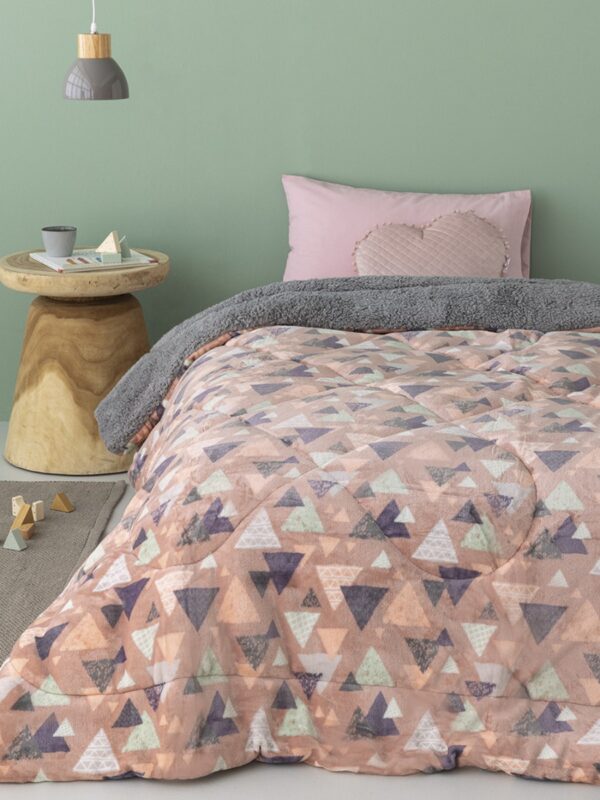 Κουβερτοπαπλωμα Μονό 160x220 BLAKE PINK
