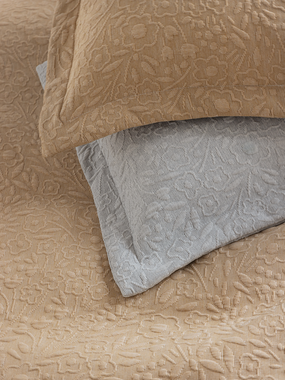 Ζεύγος Μαξιλαροθήκες Matelasse Oxford  50X70 ALINA GREY