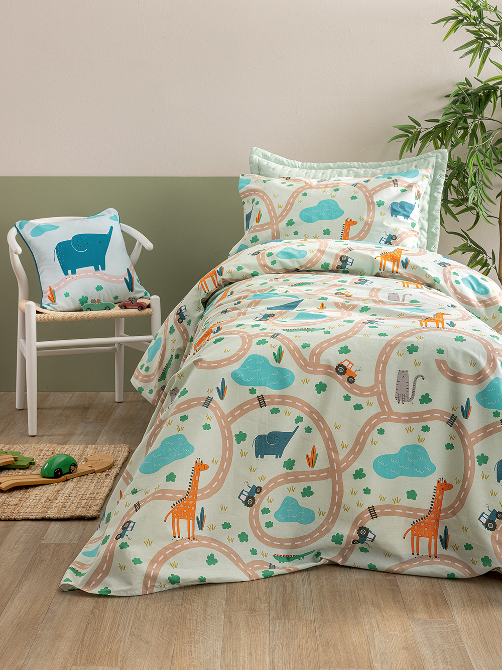 Σετ Μονά Σεντόνια My Kingdom 170x260 MK777 Με Λάστιχο Σετ Μονά Σεντόνια My Kingdom 170x260 MK777 Με Λάστιχο