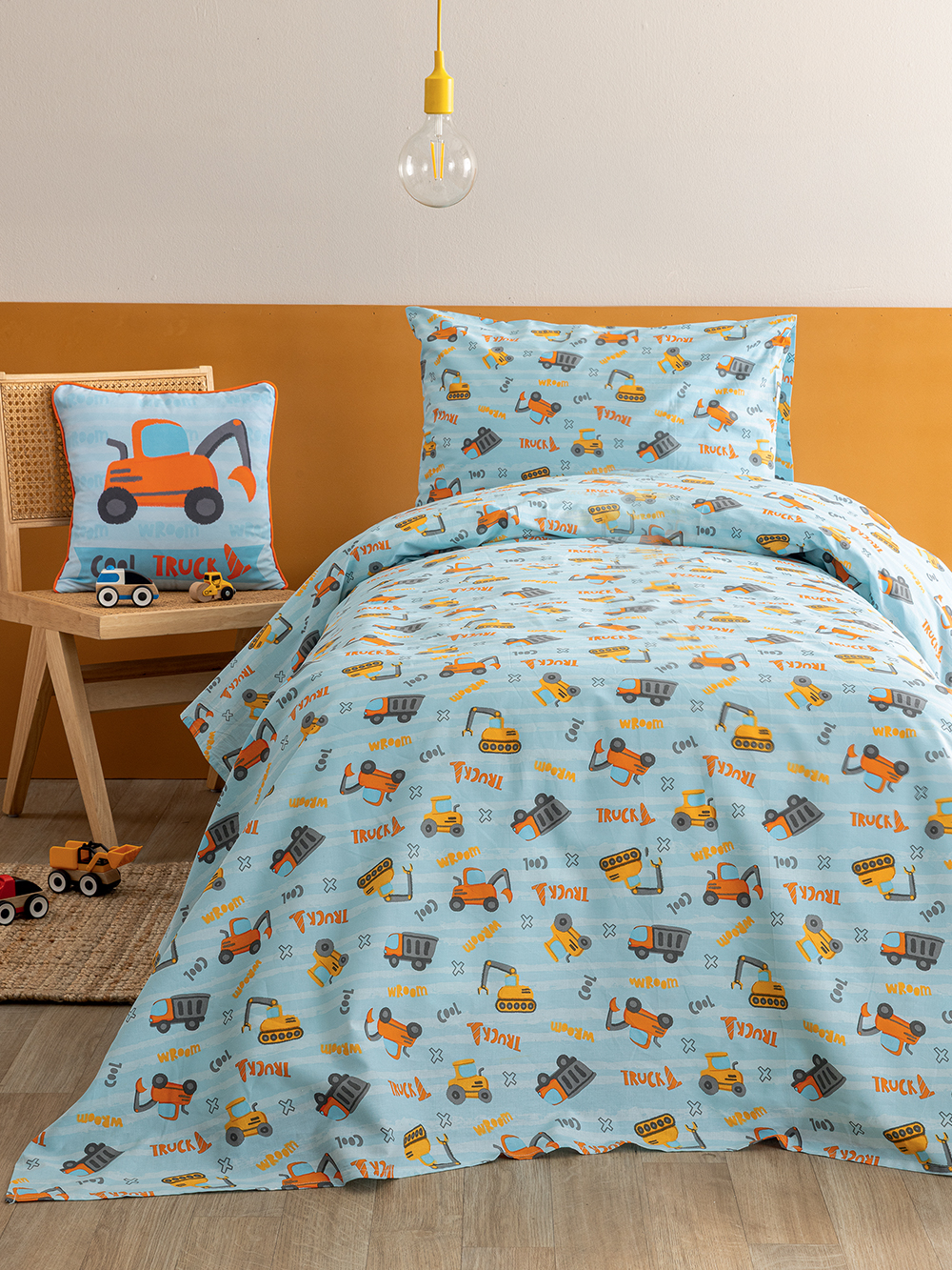 Σετ Μονά Σεντόνια My Kingdom 170x260 MK781 Με Λάστιχο