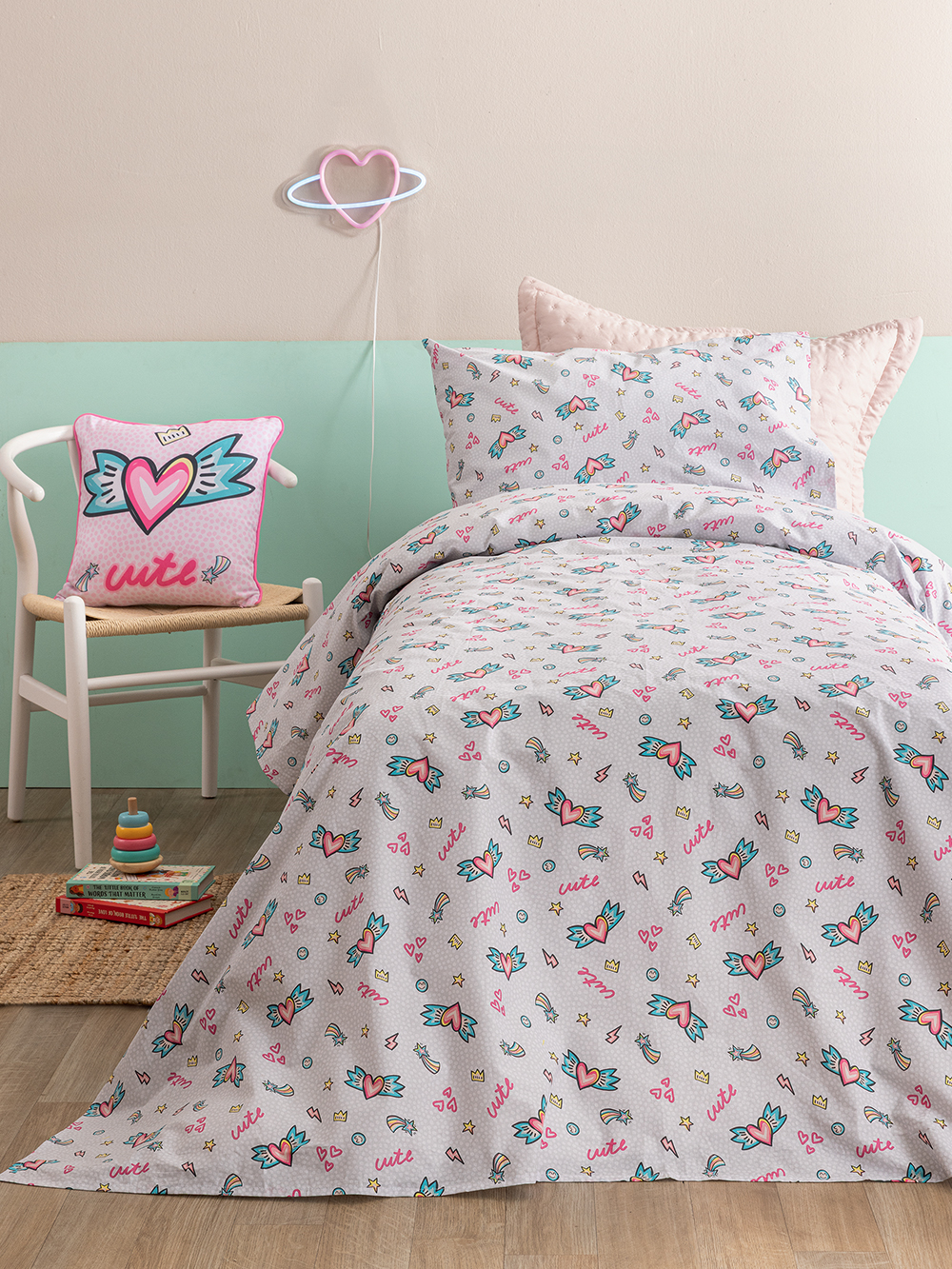 Σετ Σεντόνια Κούνιας My Kingdom 130x170 MK782 Σετ Σεντόνια Κούνιας My Kingdom 130x170 MK782