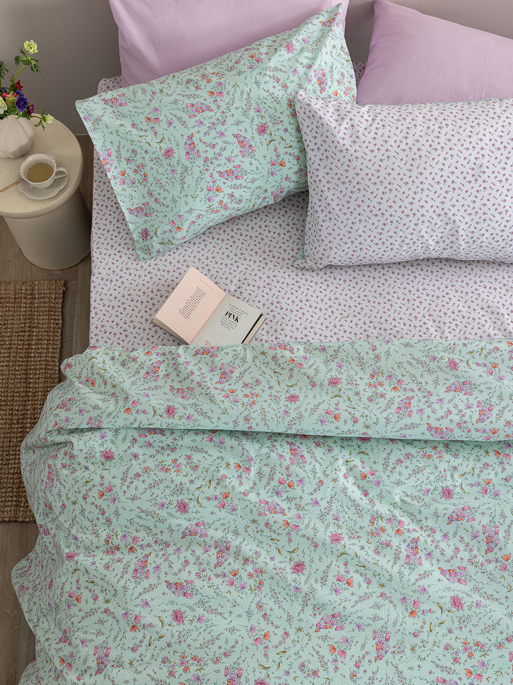 Σετ Μονά Σεντόνια Fashion Life 170x265 FL6304 Χωρίς Λάστιχο