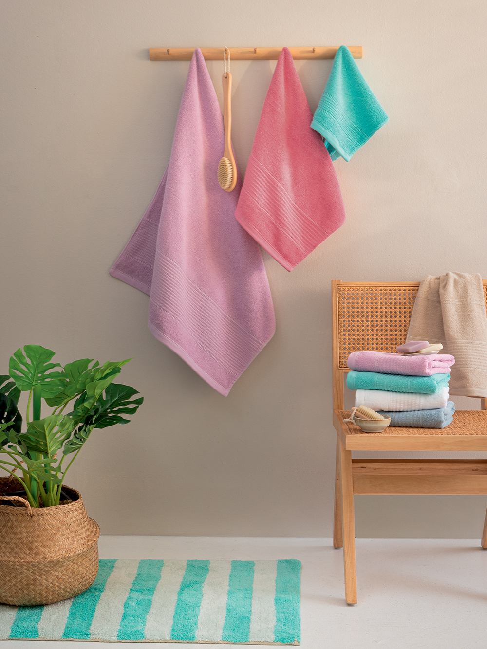 Πατάκι μπάνιου 50x80 AFRO AQUA