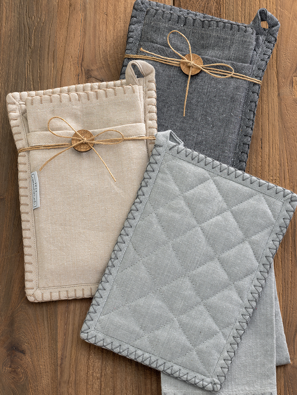 Πιάστρα με πετσέτα κουζίνας 40x70 ΜΗ1300 GREY