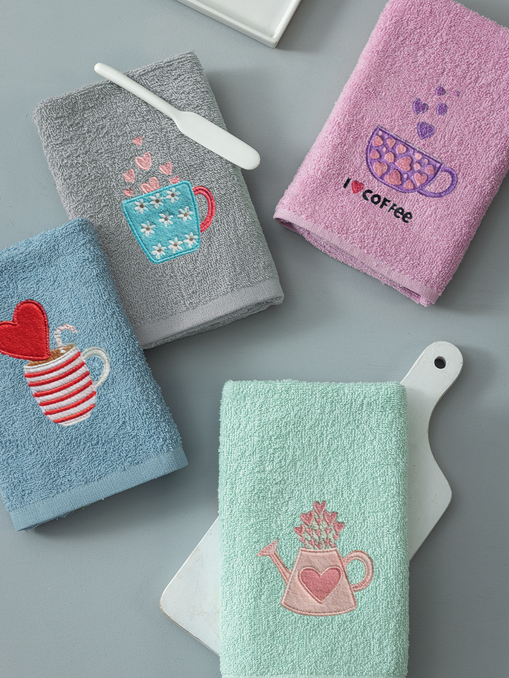 Σετ 4 Πετσέτες Κουζίνας Kitchen Towels 40x70 KT290