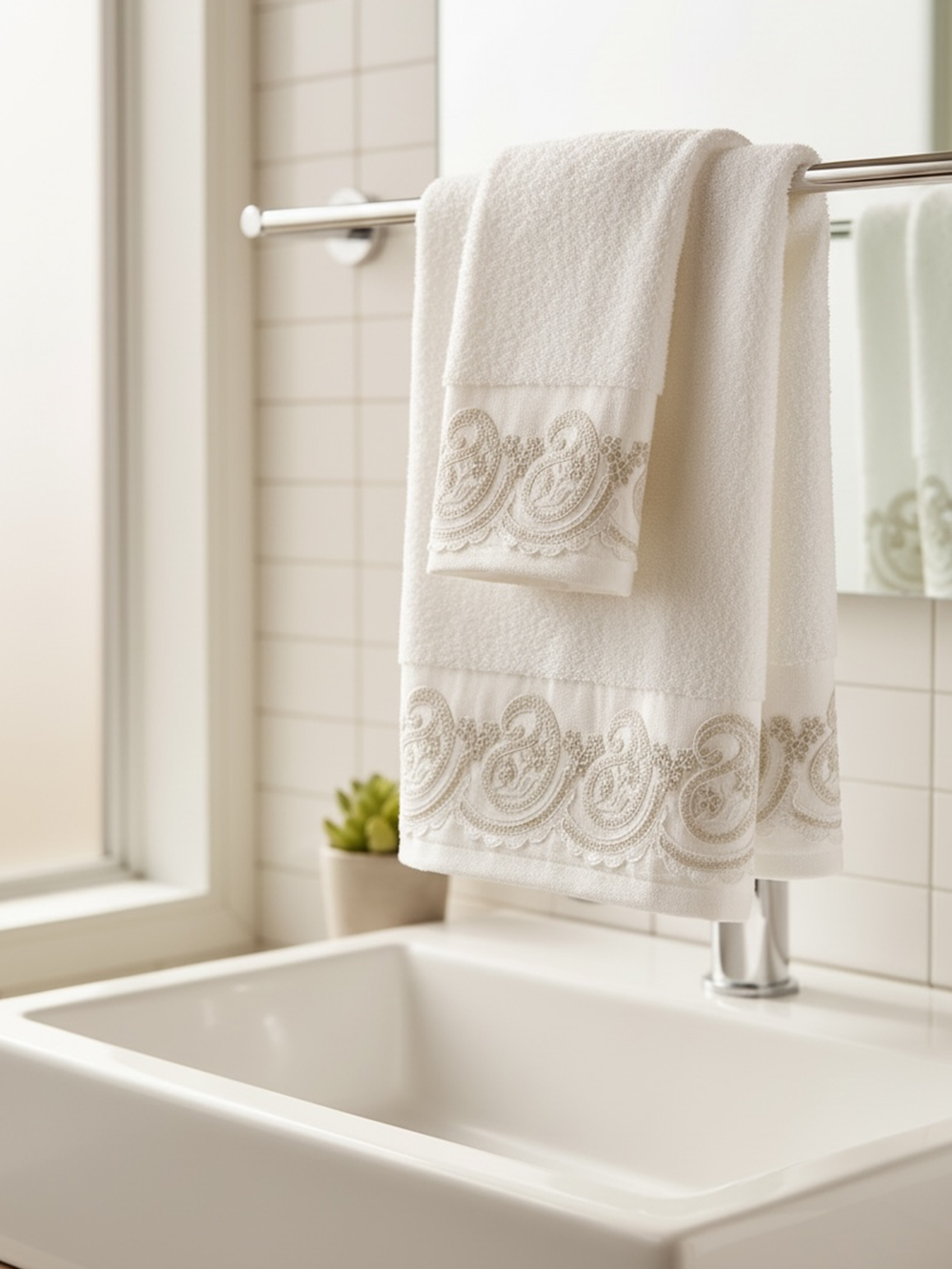 Σετ Πετσέτες Towels Collection MAIRA CREAM